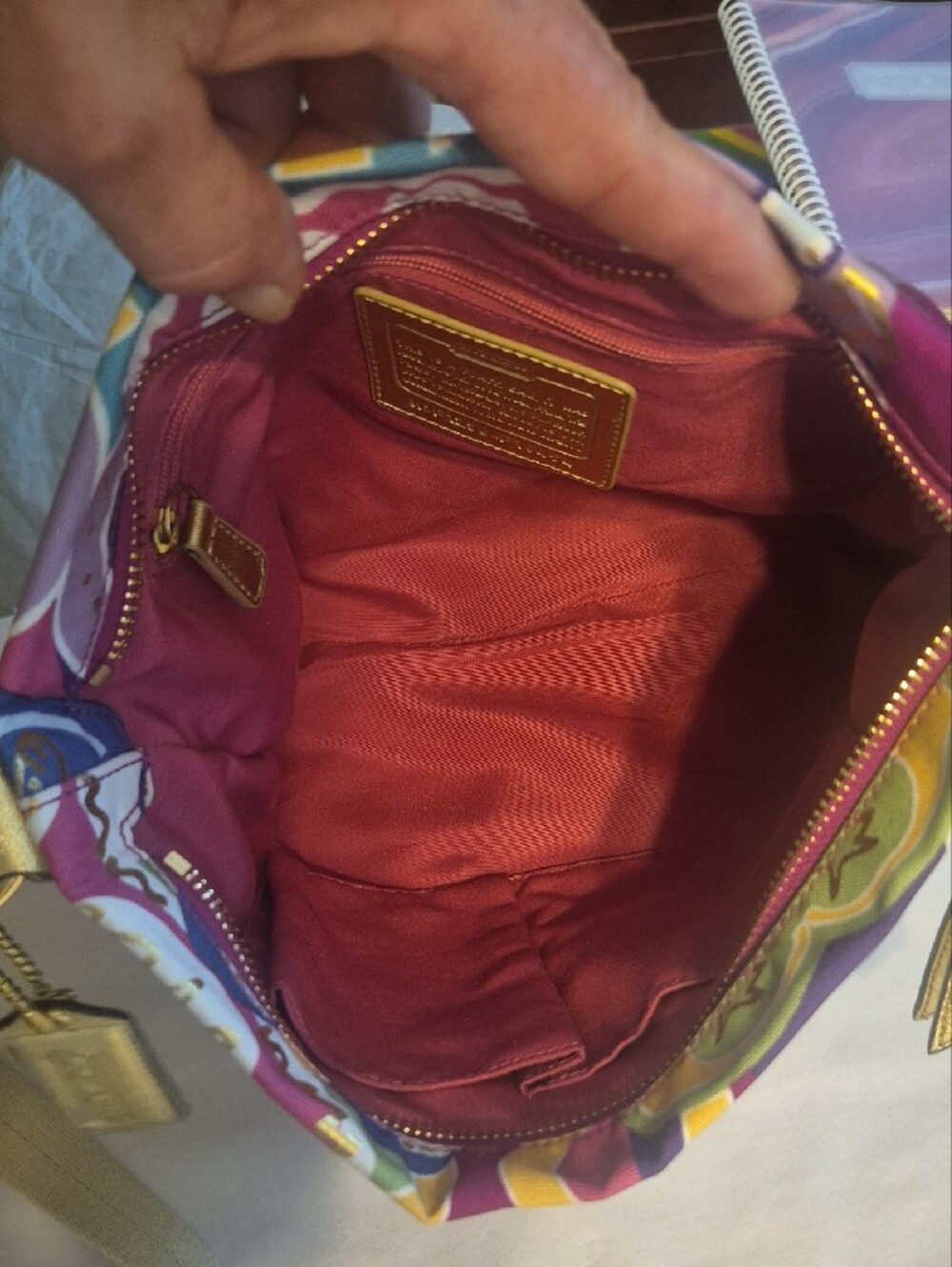 Coach Multicolor Crossbody Bag NWOT... - Picture 9 of 14